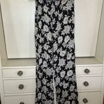 Brandy Melville Black Floral Alexah Pants one size Photo 1