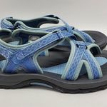 Lands End Women's All Weather Hiking Flat Sandals Blue Size 7B Photo 1