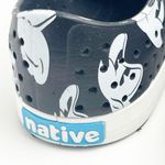 NATIVE x Disney Mickey Mouse Black Slip On Shoes, Size 5 Photo 4