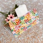 100% Premium Cotton Reusable Face Mask Rainbow Brushstroke Multiple Photo 3