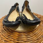 Frye  Ballet Flats Women’s Black CARSON Collapsible Bow Slip On Leather Size 10 Photo 1
