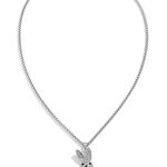 FASHION sweater chain bunny pendant necklace Silver Photo 0