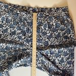 Talbots  Woman Floral Print Pants Sz 18W Wide Leg Elastic Waist Pull On Coastal‎ Photo 11