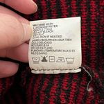 Leslie Fay Vintage 90s Y2K  Boucle Jacket Fringe Trim Zip Front Red Black M Photo 2