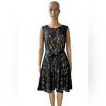Betsy and Adam Elegant Black Lace Dress Photo 3