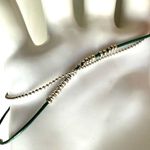 Chloe + Isabel  green and silver tone double strand bracelet Photo 2