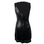 Laundry by Shelli Segal NWT Laundry Shelli Segal 8 Black Sequin Sleeveless Minidress Cocktail Party Sexy Photo 2