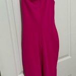 Nookie NWT Lust One Shoulder Midi Dress in Neon Pink Photo 11