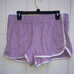 PINK - Victoria's Secret Pink Victoria’s Secret XL purple shorts cloth shorts towel material shor… Photo 1