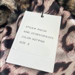 Generation Love NWT  Esther Faux Fur Slides Animal Leopard Size Small (5-7) Photo 5