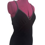 Band of Gypsies BAND OF THE FREE Girl Crush Stretch Velvet Midi Slip Dress Black NWT Small Photo 6