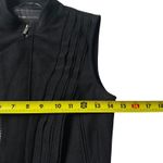BCBG Maxazria Black Faux Suede Damien Vest Women's Top Size XXS | 9 Photo 7