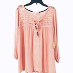 Taylor & Sage  Peasant top Lace NWT Photo 0