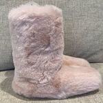 LC Lauren Conrad Women’s LC Allover Faux Fur Tall Boots Slippers Photo 3