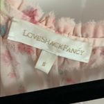 Love Shack Fancy Pink Pleated Ruched Long Sleeve Dress Photo 1