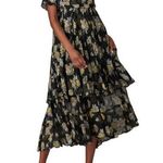 Brock Collection Black Floral Printed Quintina Dress Size 2 US $2,340 Photo 0