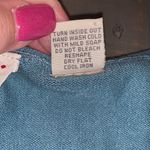 Moth by Anthropologie Dusty Blue Top Button Accents Sz Medium Photo 4