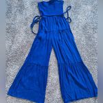 Love Tree  Strapless wide leg boho style romper sz Medium Photo 0