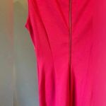 Adrienne Vittadini  HOT PINK‎ & ORANGE ZIPPER DRESS SIZE 4 Photo 7