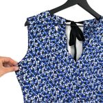 MARNI Silk Geo Shift Dress Royal Blue White Black 46 (10) Size L Photo 2