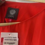 Vince Camuto NWT Red One shoulder Chiffon dress Photo 3