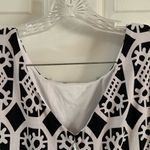 Tiana B Black/White Scoop Neck Cap Sleeve Dress size 8 Photo 11