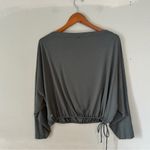 Athleta Cool Down Top Long Sleeve Crop XL Bali Green Photo 2
