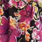 BCX  Brown Vibrant Floral Tank Top Small Photo 3