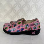 Alegria ‎ Keli Sugar Skulls Pink Nursing Clogs Día de los Muertos Shoes Size 38 Photo 14