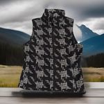 Columbia  Fleece Vest Women’s Size M Black Geometric Full-Zip Outdoors Hiking Photo 0