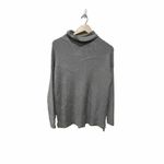 Devotion by Cyrus Cowlneck Ribbed Tunic Putty Grey Sweater Size XS Gray Photo 5