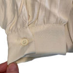 Urban Outfitters  Lumiere V Neck Hooded Drawstring Cropped Top Size S New Photo 2