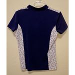 IZOD  Top Women's Size  Blue Golf Cart Print Short Sleeve Comfort Logo Summer Med Photo 12