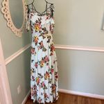 onetheland  Cottagecore Feminine Mint Green Gloral Dress Cold Shoulder Prairie S Photo 3