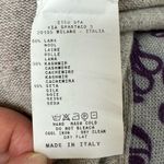 Etro Art Deco Wool Cashmere Silk Skirt IT44 US 8 Purple Photo 11