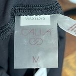 Calia by Carrie Calia Womens Inspire Short Bodysuit Medium NWT $108 Black Athletic Sleeveless Photo 4