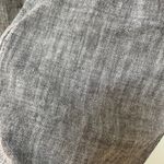 Loft Signature Linen Dress Pants Wide Leg Petite 10 Grey Weave Photo 1