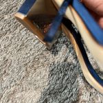 Badgley Mischka  blue wedge heels size 10 Photo 8