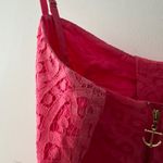 Lilly Pulitzer Karina Lipstick Pink Lace Empire Waist Dress Adorable Photo 9