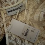 Finders Keepers NEW  Size M 6 Sofia Playsuit Romper Ivory Lace Plunge Neck Photo 3