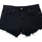 BLANK NYC Jean Shorts 28 Black Distressed Denim Y2K Festival Streetwear Photo 0