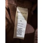 Athleta Cabo 100% Linen 4" Shorts Women Sz 10 Rose Chambray Pull On Coastal Photo 4