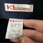 Karl Lagerfeld Vintage KL by  Virgin Wool Wrap Pencil Skirt Photo 4