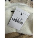 Forever 21 Fuzzy Cozy Sweater Crop Top Cream Size Small NEW with Tags Photo 2