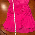 Ramy Brook  Becca‎ Ruched Waist Mini Dress Magenta Size 00 Photo 8