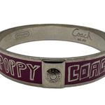 Coach Poppy Purple Signature Bangle Bracelet Photo 2