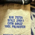 Vintage 80s Teddi Trouser Blouse Shorts Women’s 26” Waist Blue Photo 5