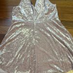 Mini ballet pink velvet dress Size 2X Photo 1