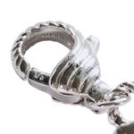 Judith Ripka  Sterling Silver Key Pendant Charm Photo 2