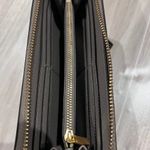 Tory Burch Perry Zip Around Continental Wallet Leather Gray Photo 5